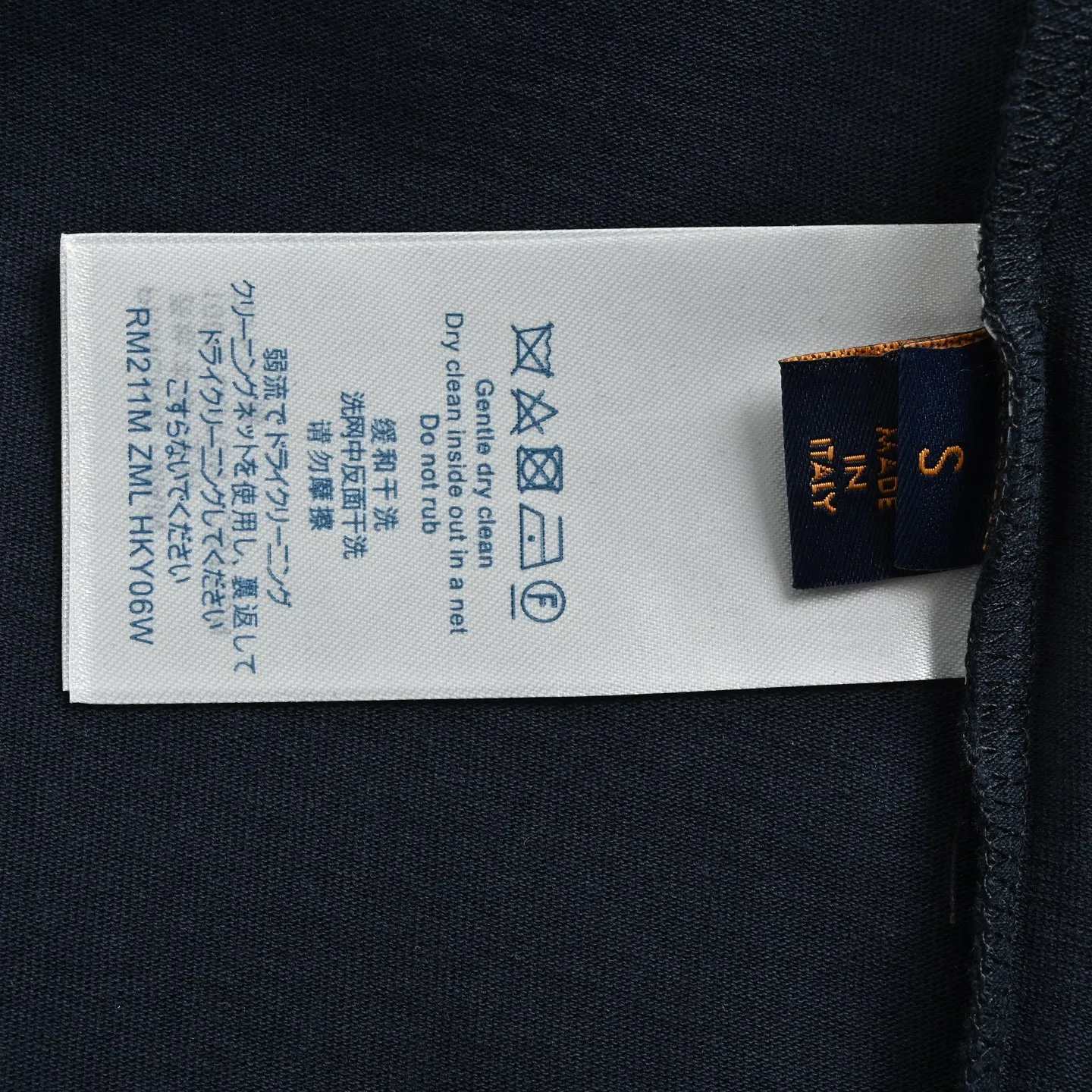 Louis Vuitton/Louis Vuitton oil painting handwritten signature embossed short sleeves